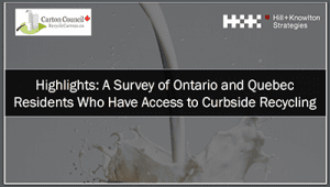 Consumer Research in Ontario and Quebec